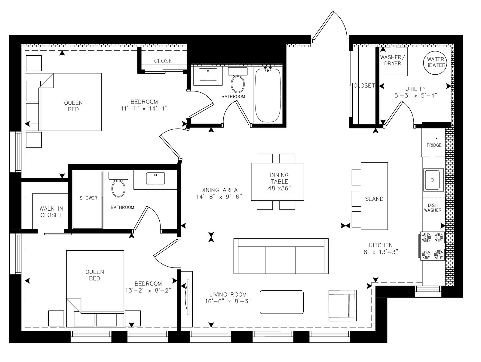 Alfred - Unit 301 floor plan