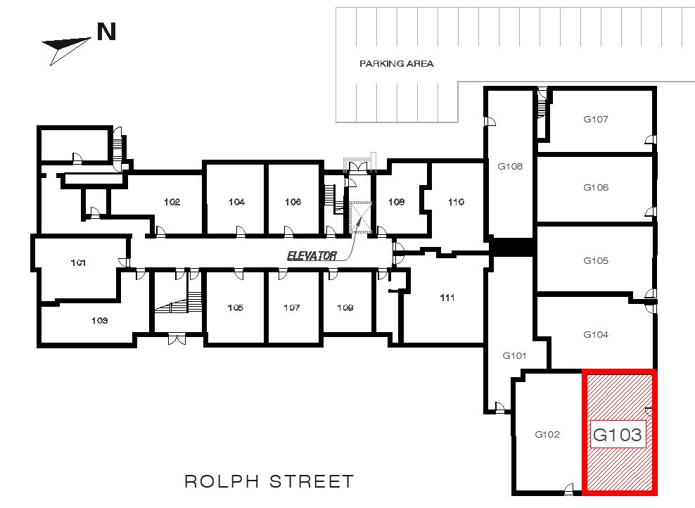 Campbell - Unit G103 location in the building