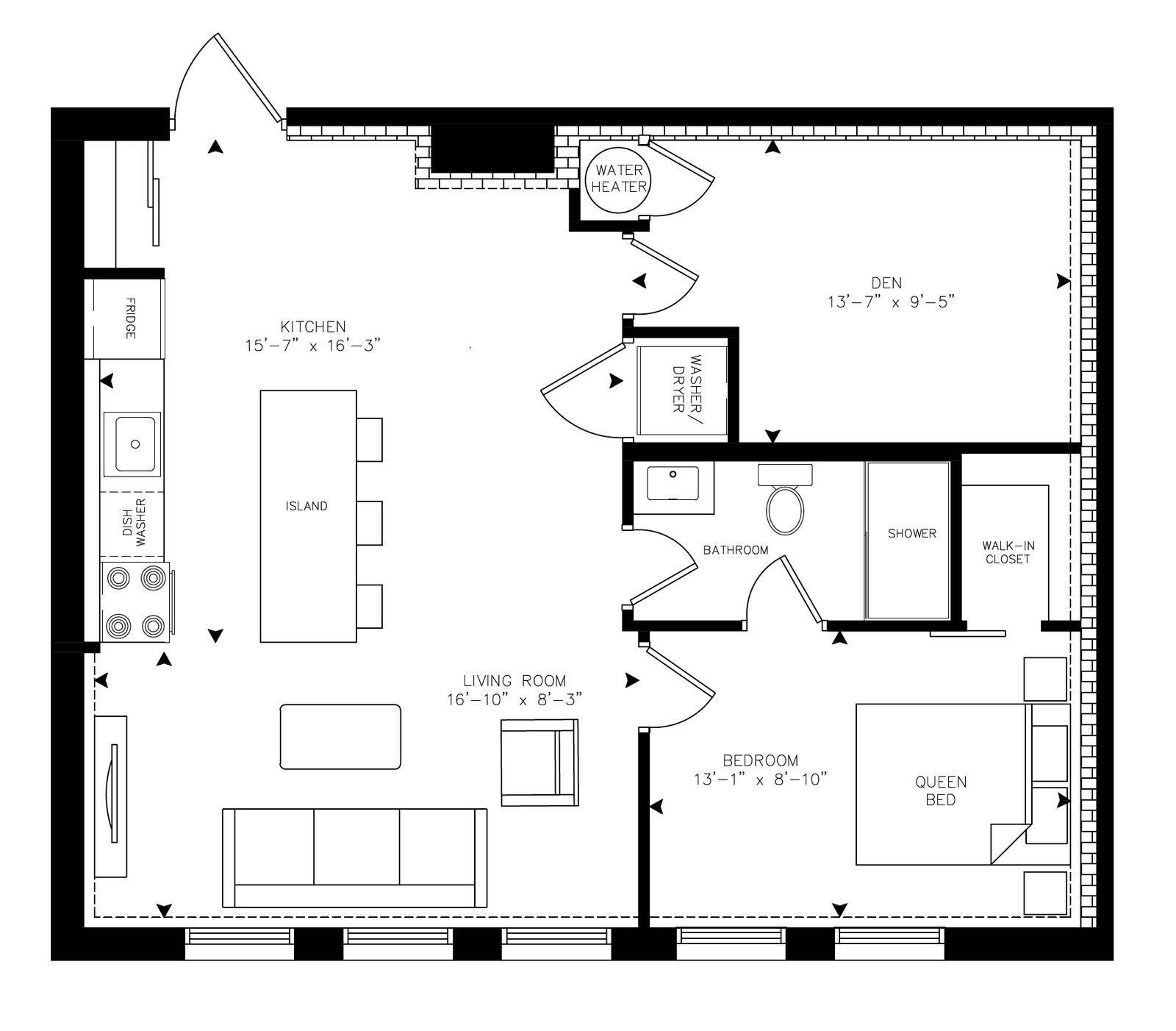Cuthbertson - Unit 207 floor plan