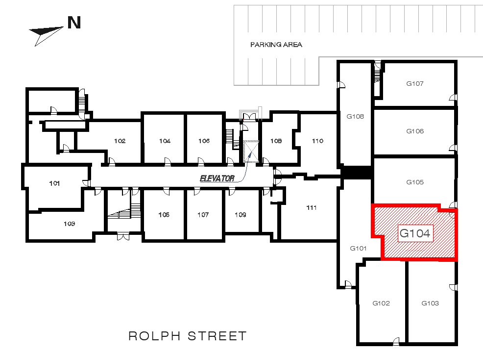 Digiovanni - Unit G104 location in the building