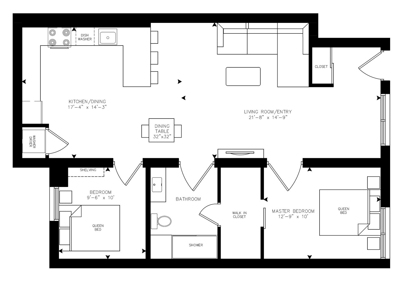 Digiovanni - Unit G104 floor plan