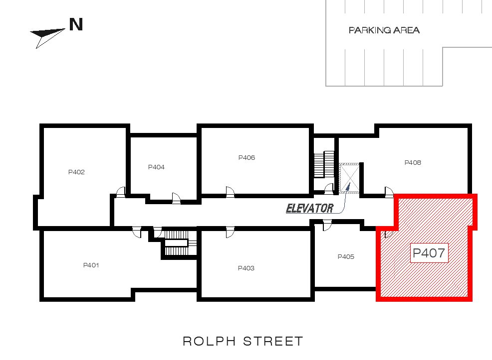 Macdougall - Unit P407 location in the building