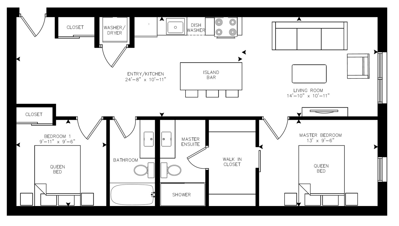 Norman - Unit 209 floor plan