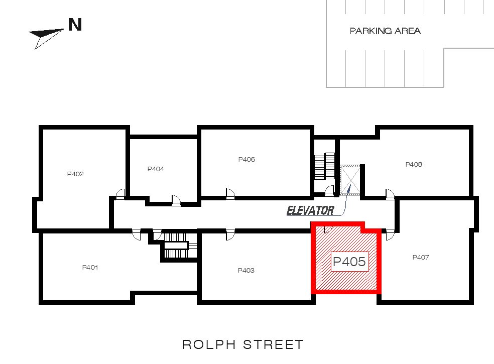 Nunn - Unit P405 location in the building