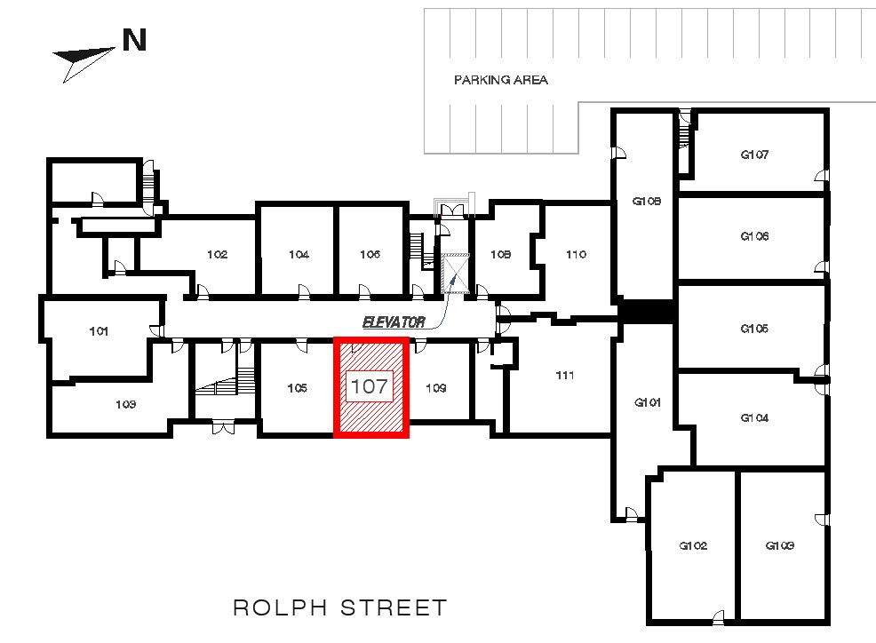 Sinclair - Unit 107 building elevation