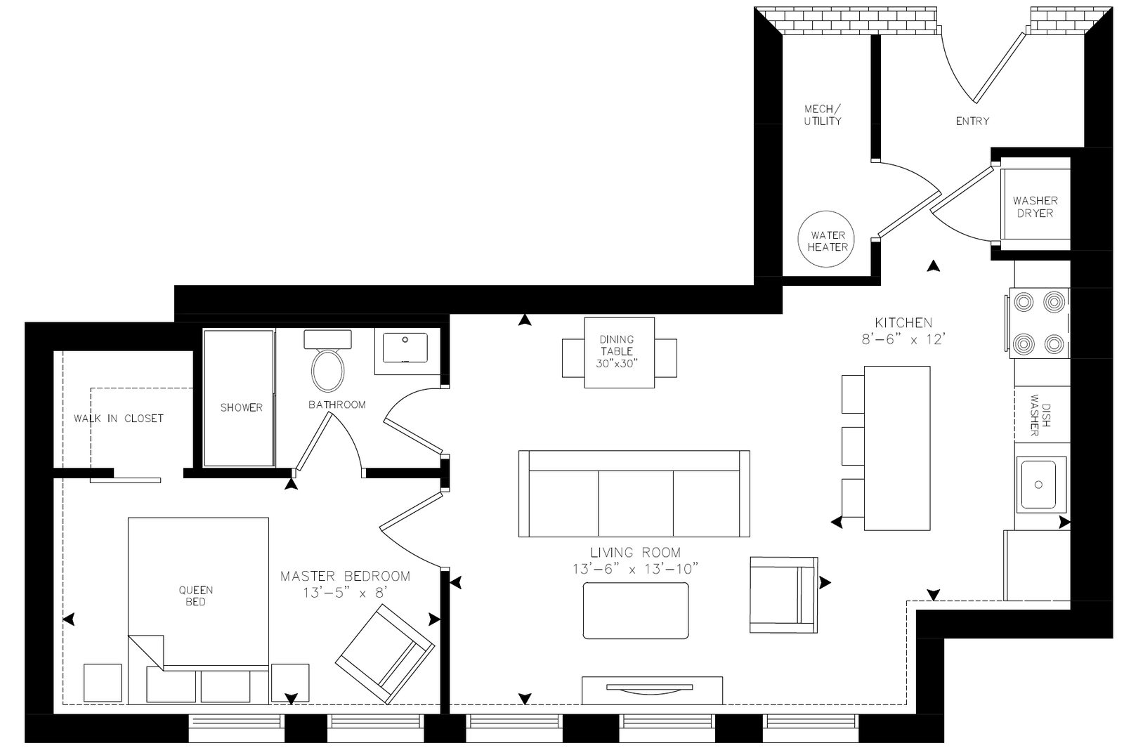 Vienna - Unit 103 floor plan