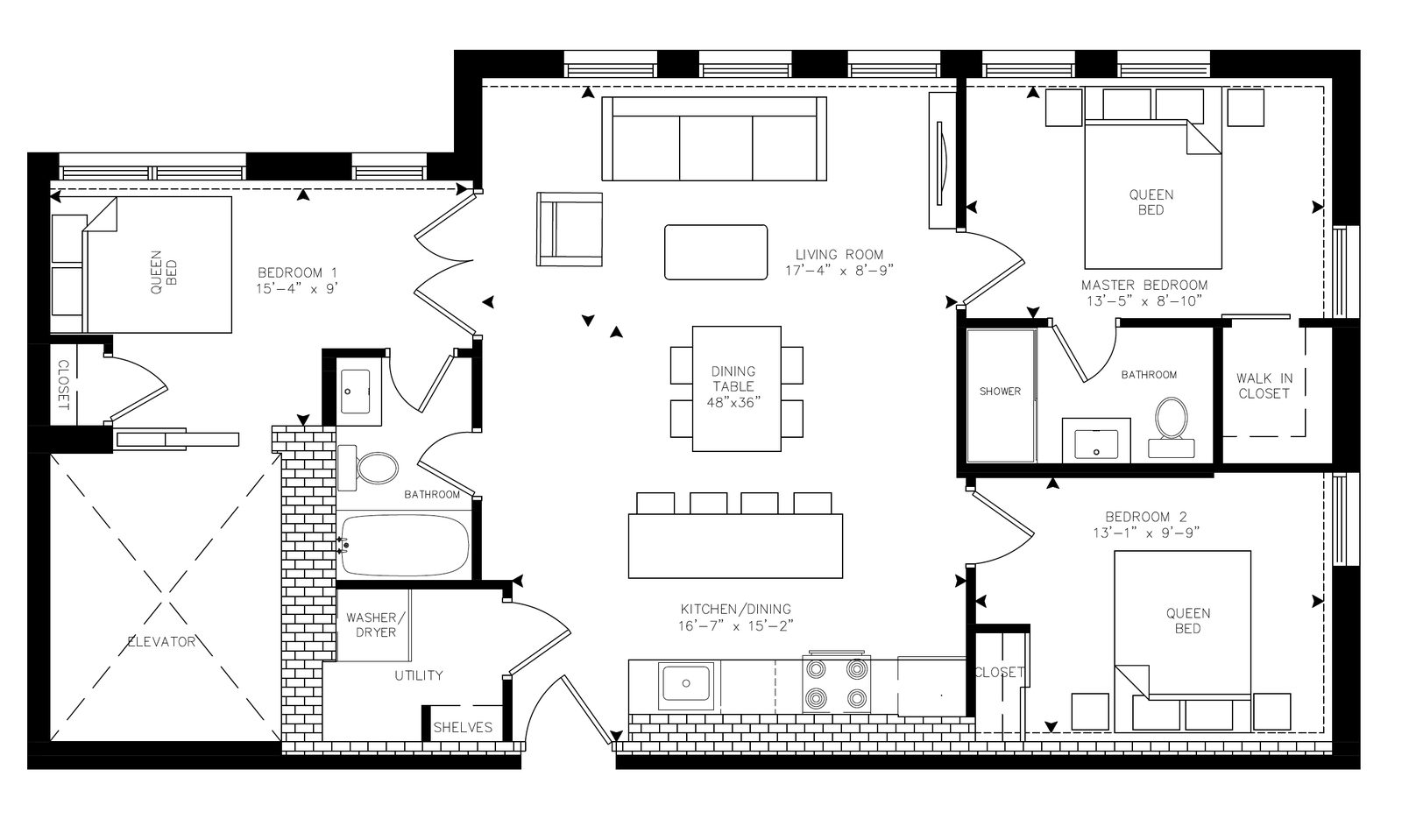 Warren - Unit 308 building elevation