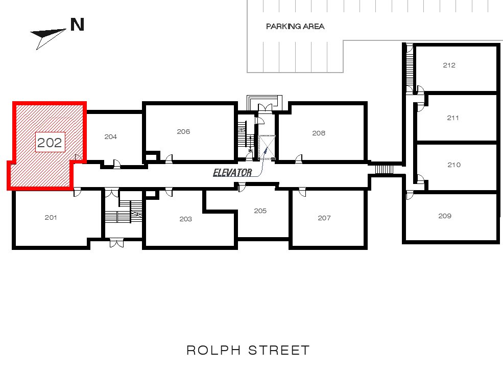 Wilson - Unit 202 location in the building