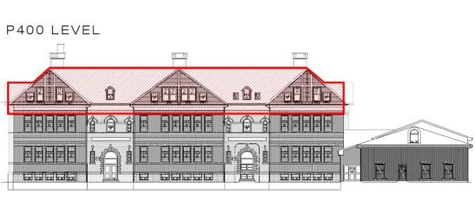 Woods - Unit P401 building elevation